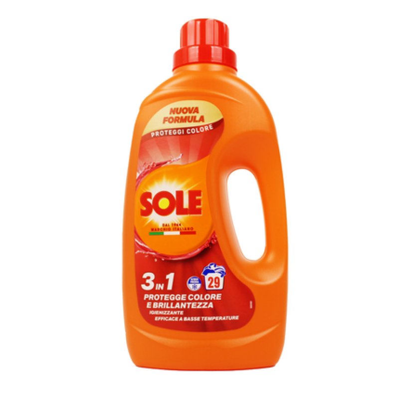 Sole Liquid Laundry Detergent Washing Machine Color Protector 29 Washes 1305 Liters