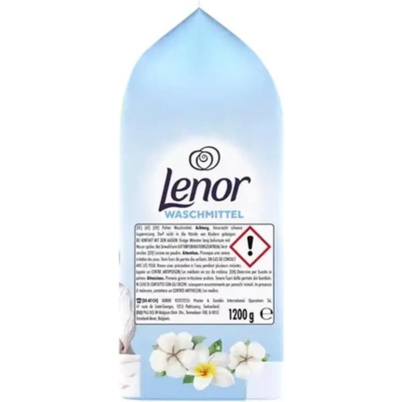 Lenor Sensitive Powder Detergent Delicate Formula with Cotton Flowers