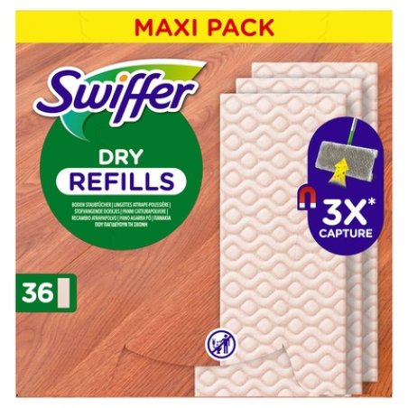 Swiffer Floor Cloths With Beeswax For Parquet - Ideal For Cleaning Parquet Floors