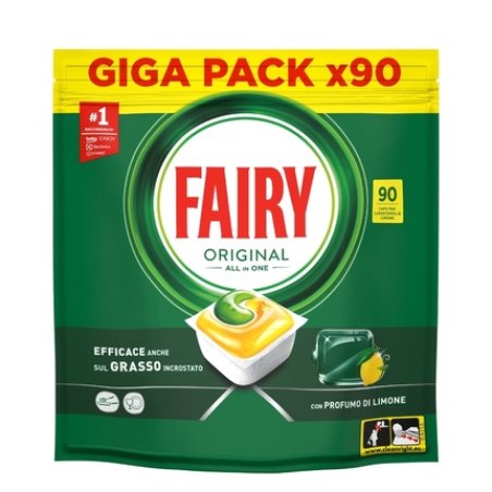 Fairy Caps All 1 X 90 Lemon Effective Dishwashing Capsules