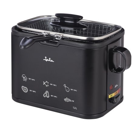 JATA FR5600 friteuse Unique 1,3 L Autonome 1000 W Noir