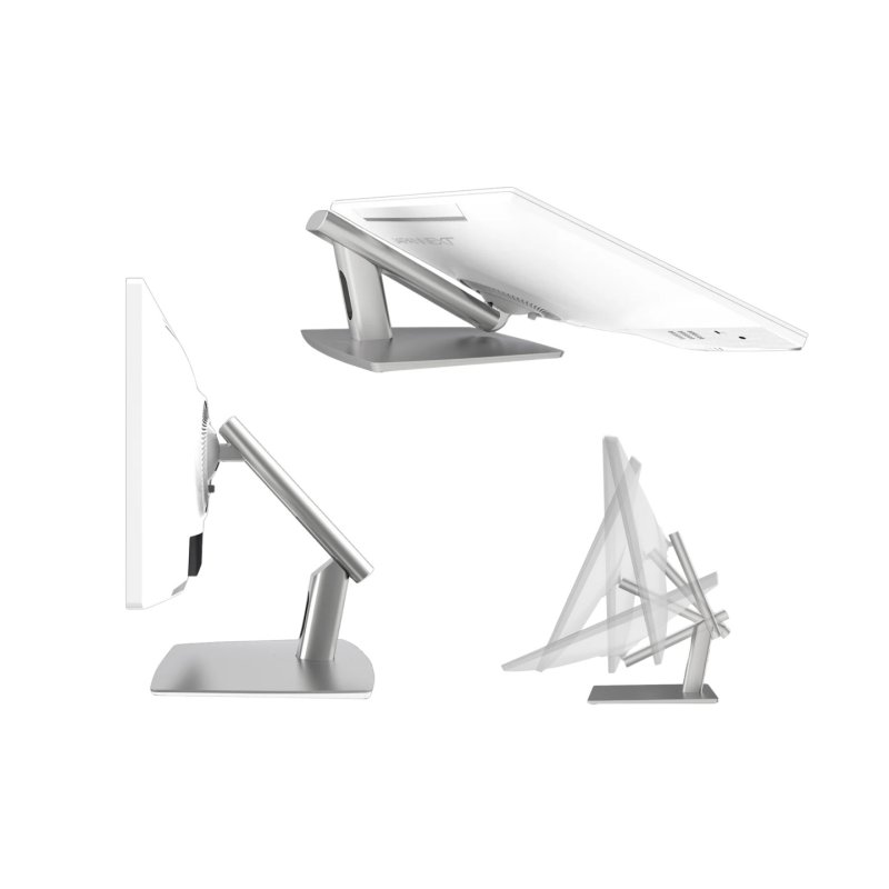 JAPANNEXT JN-IPS2152FHDR-C65W-FLD-T écran plat de PC 54,6 cm (21.5") 1920 x 1080 pixels Full HD LED Écran tactile Gris