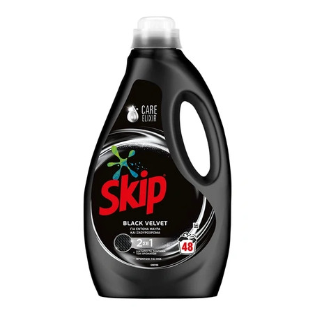 Skip Black Velvet Laundry Detergent For Black & Dark Colors 48 Scoops 24 Liters