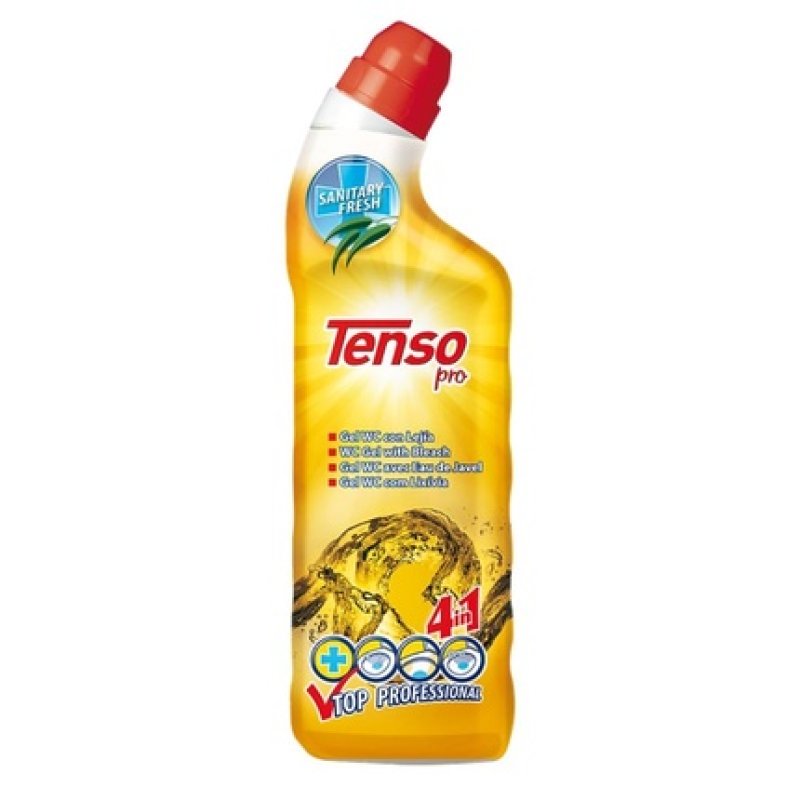 Tenso Tenso Pro Gel Toilet Cleaner With Bleach 4 In 1 Top Professional 1 Liter