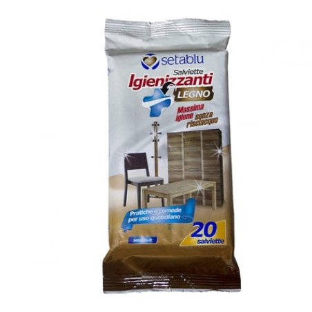 setablu Disinfectant Wipes Wood 80 Wipes