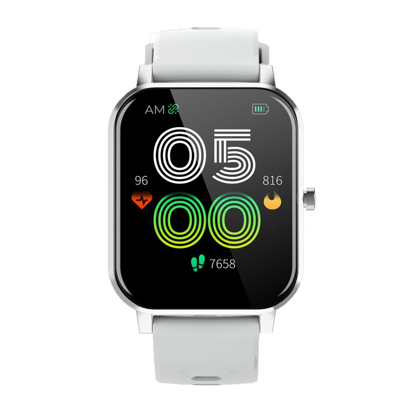 Denver SW-181GREY smartwatch / sport watch 4.32 cm (1.7") IPS Digital Touchscreen Silver Refurbished