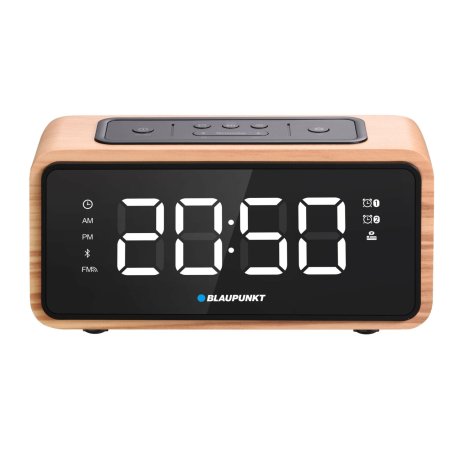Blaupunkt CR65BT Radio portable Analogique et numérique Noir, Bois