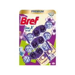 Bref Premium Gen X Toilet Block 3 X 50 Grams