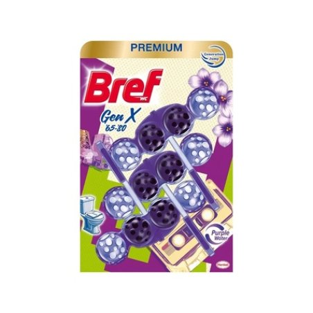 Bref Premium Gen X Toilet Block 3 X 50 Grams