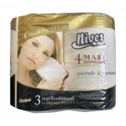 Nives Maxima Toilet Paper 3 Ply Maxi 4 Rolls