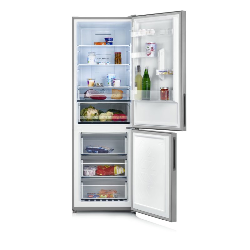 Severin KGK 8943 réfrigérateur-congélateur Pose libre 317 L E Acier inoxydable