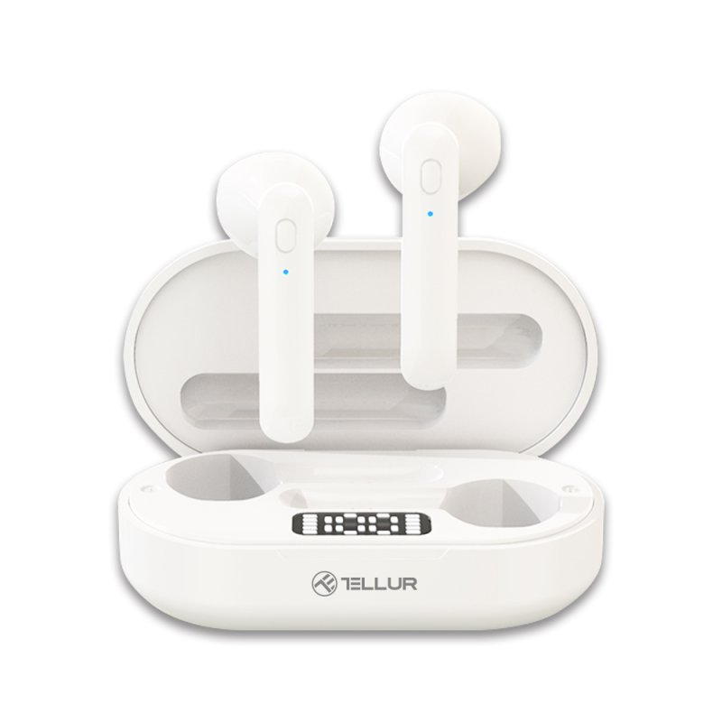 Tellur TLL511411 headphones/headset True Wireless Stereo (TWS) In-ear Music Bluetooth White