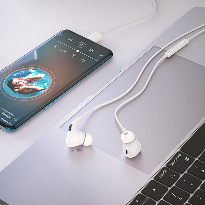 Tellur Attune in-ear headphones Type-C white
