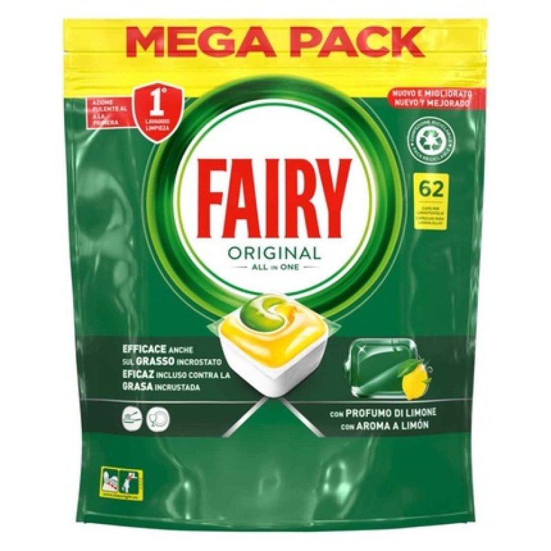 Fairy Past 3 Original X62 Yellow Household Dishwashing