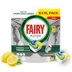 Fairy Platinum All In One Lemon Dishwasher Capsules 96 Pieces