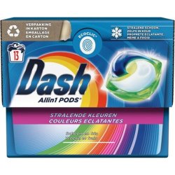 Dash All In 1 Pods 4 X 13 Pieces Bright Colors Eco Click Pack