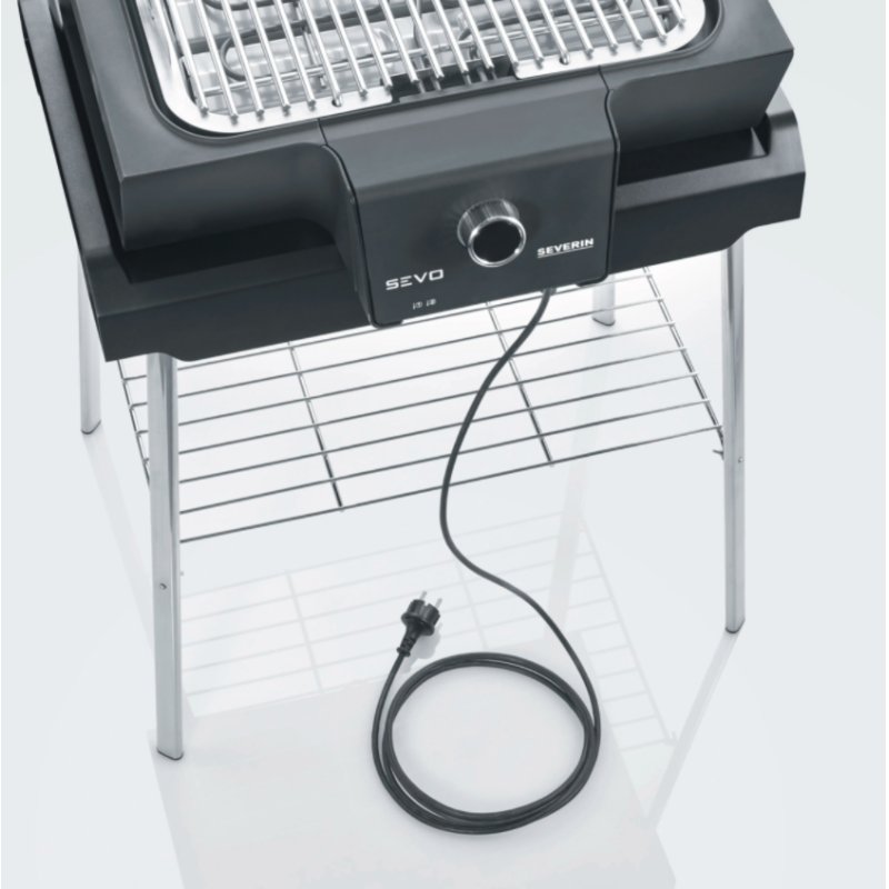 Severin PG 8119 SEVO GS Grill Rectangular Electric Black 3000 W