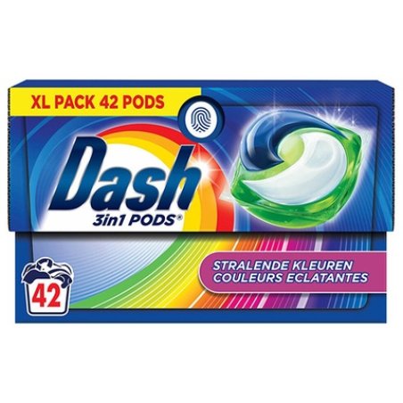 Dash 3in1 Pods Radiant Colors 42 Washes