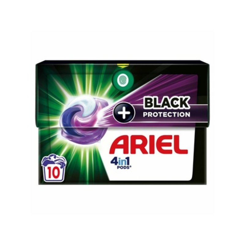 Ariel Black Protection Pods 3in1 Capsules For Washing Black Laundry 10 Pieces
