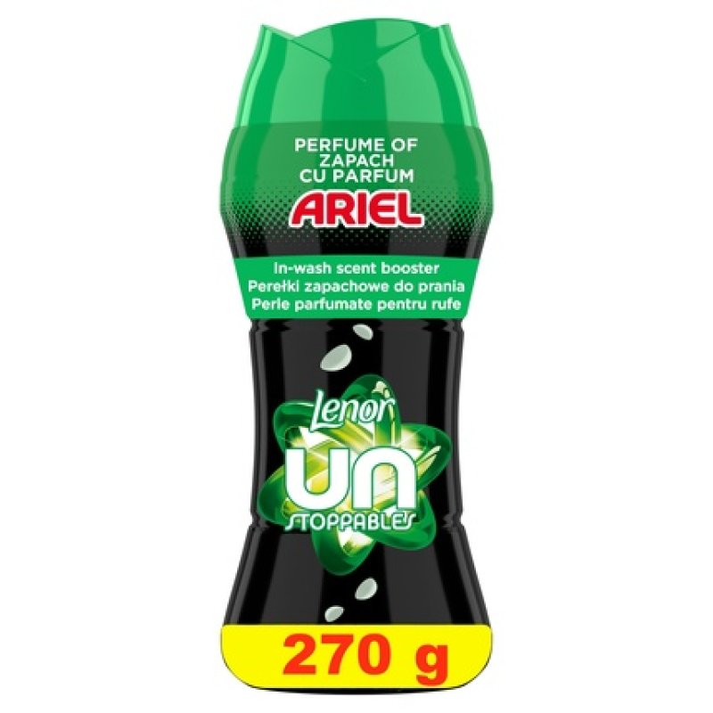 Ariel Lenor Unstoppables Scent Of Ariel Perfumed Pearls 270 Grams