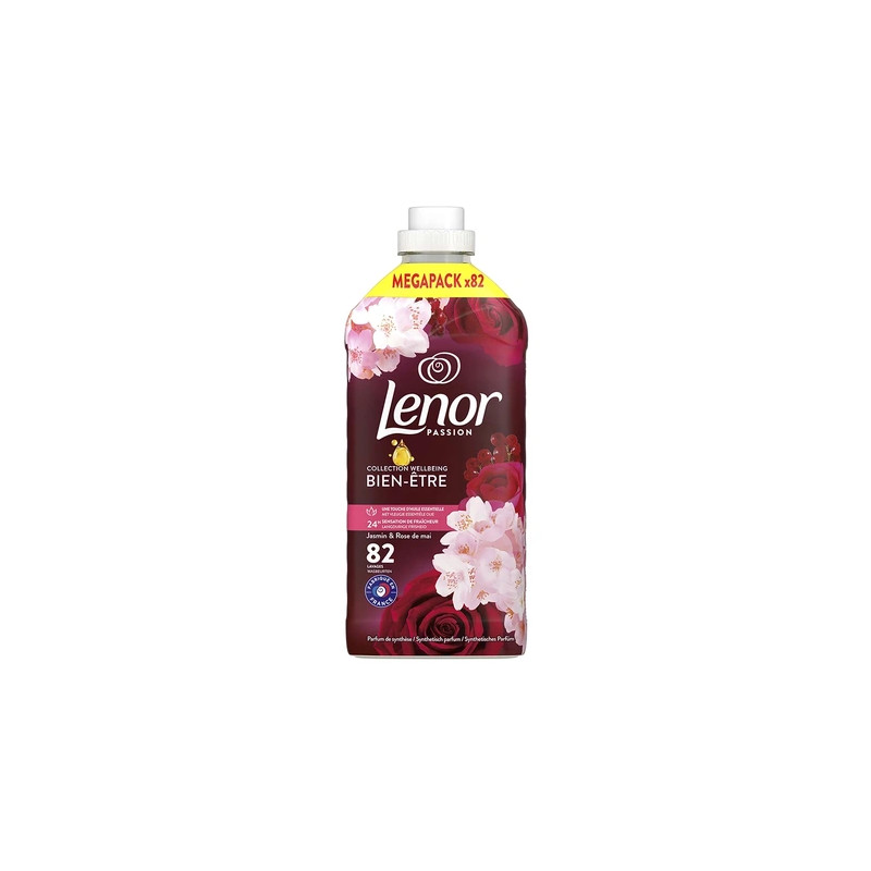 Lenor Passion Jasmine & Rose Fabric Softener 82 Scoops 1722 Ml