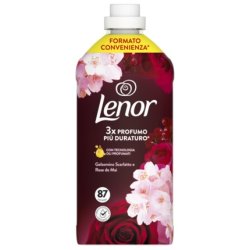 Lenor Concentrated Fabric Softener 87 Washes Scarlet Jasmine And May Rose