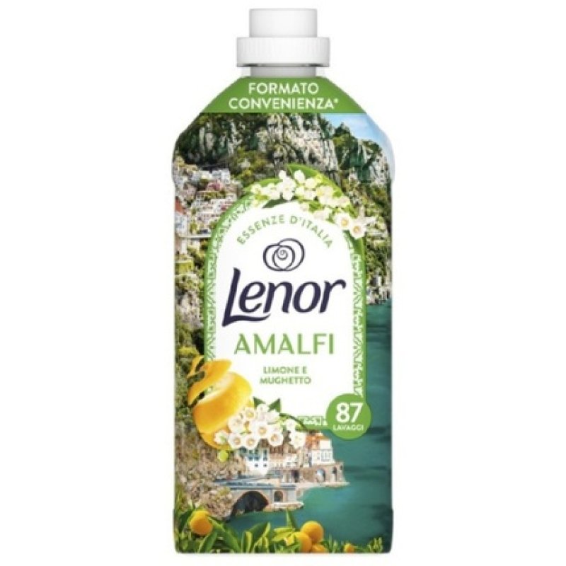 Lenor Concentrated Fabric Conditioner Amalfi Lemon And Lily Of The Valley For 87 Washes