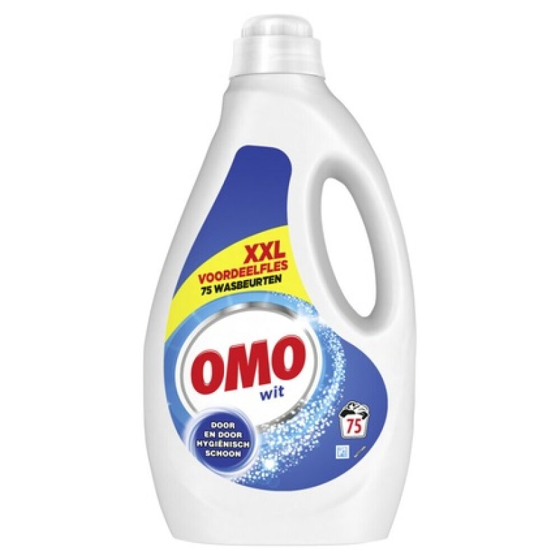 Omo Liquid Laundry Detergent White 75 Washes 3750 Ml