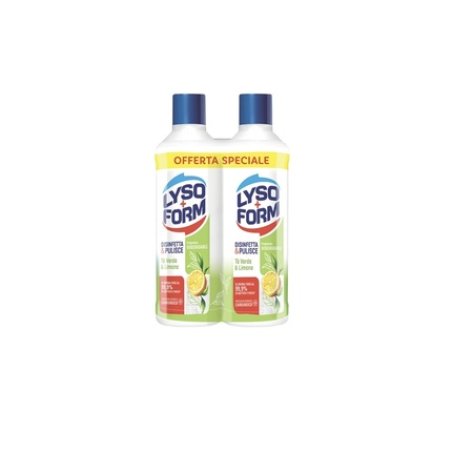 Lysoform Floor Cleaner 11 L X 2 Green And Lemon