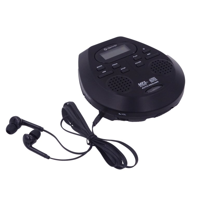Denver DMP-395B Lecteur CD portable Noir