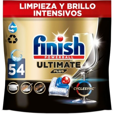 Finish Powerball Ultimate Plus All In 1 Dishwasher Tablets 54 Capsules