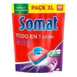Somat All In 1 Dishwashing Detergent 45 Units