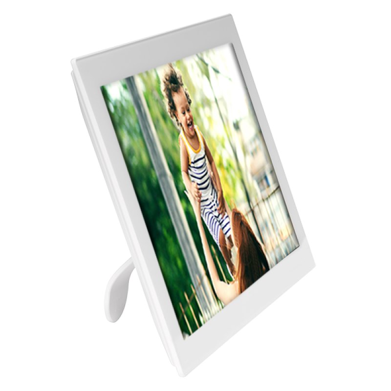 Denver PFF-1037W digital photo frame White 25.6 cm (10.1") Touchscreen Wi-Fi