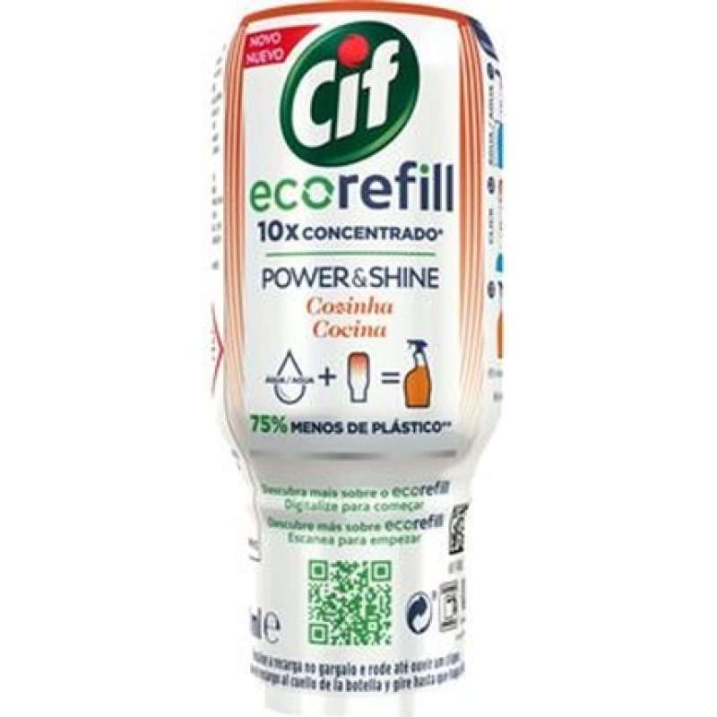Cif Cif Eco Power & Shine Kitchen Cleaning Spray Refill 70 Ml