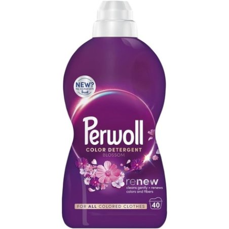 Perwoll Renew Blossom Liquid Laundry Detergent for Colored Clothes 2.0 Liters