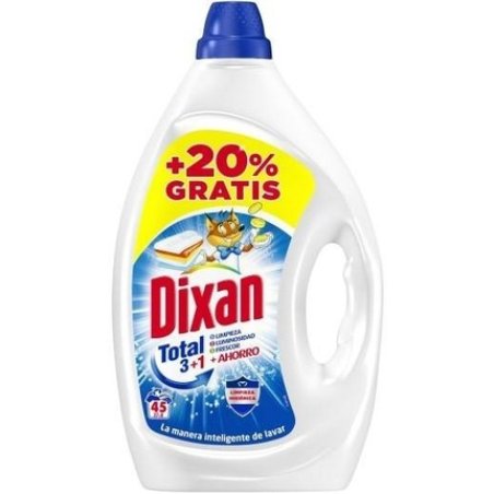 Dixan Gel Detergent 372045 Doses 2250 Ml Blue
