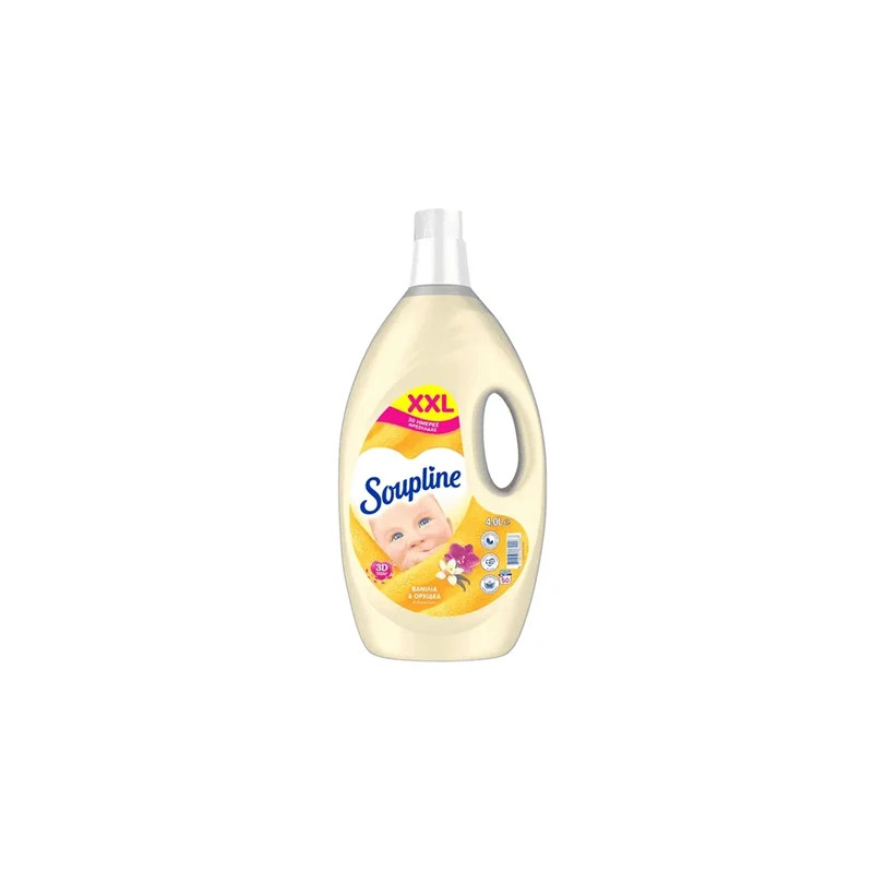 Soupline Softener 4 Liters 50 Washes Vanilla Scent