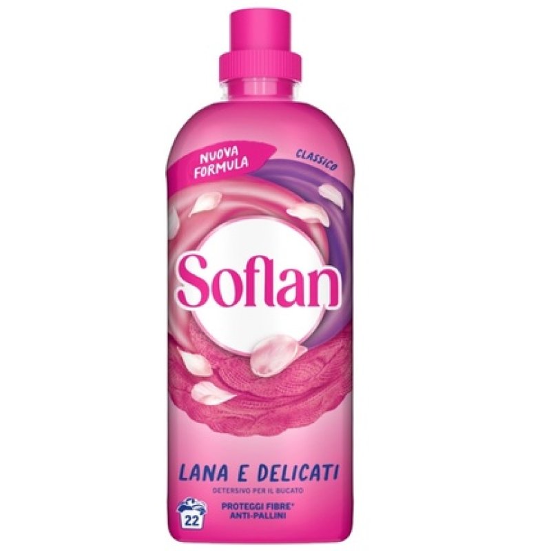 Soflan Fabric Softener 900 Milliliters New Rose