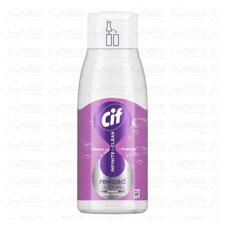 Cif Infiniteclean Universal Cleaning Spray With Natural Probiotics Lavender And Eucalyptus 590ml Refill