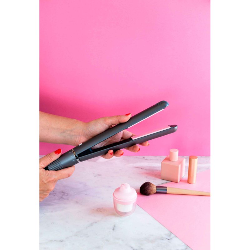 JATA JBSE2101 hair styling tool Straightening iron Warm Silver 40 W 1.9 m