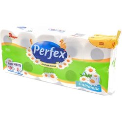 Perfumed Toilet Paper Perfex 10 Rolls 3-layer