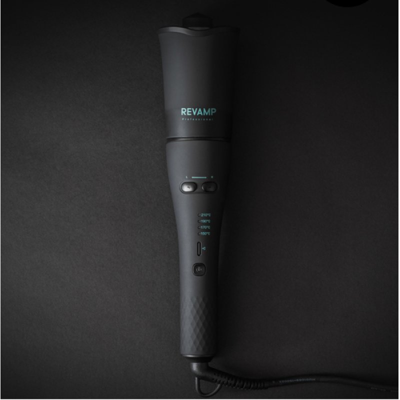 Revamp Progloss Hollywood Curl Fer à friser automatique À chaleur Noir 3 m