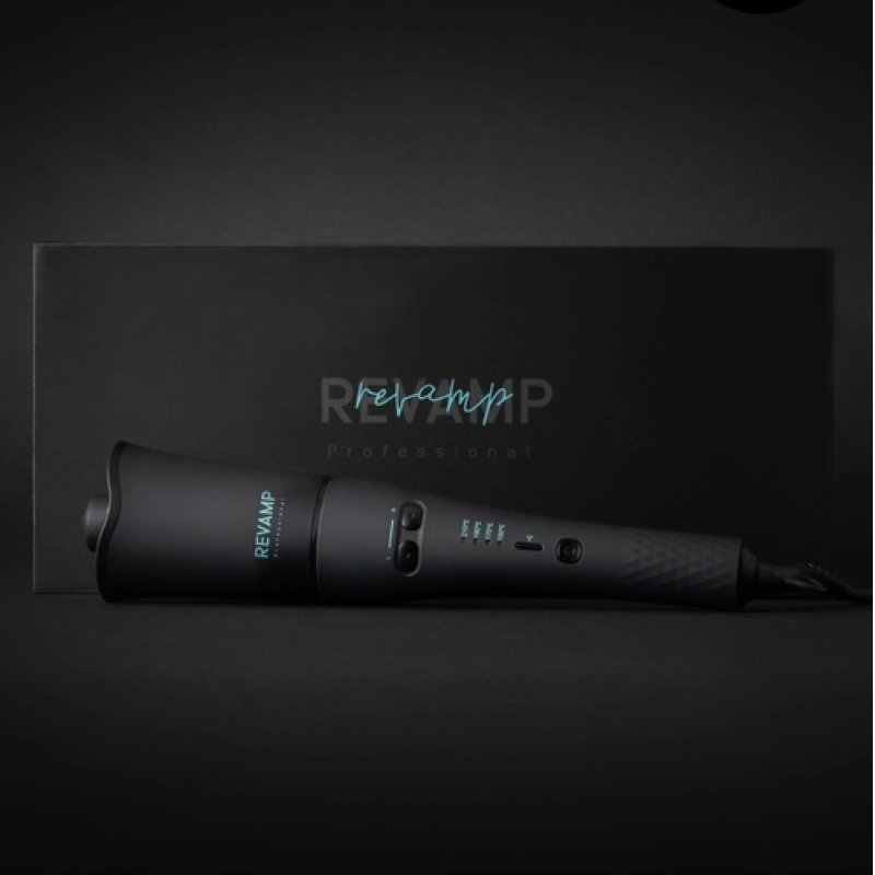 Revamp Progloss Hollywood Curl Fer à friser automatique À chaleur Noir 3 m