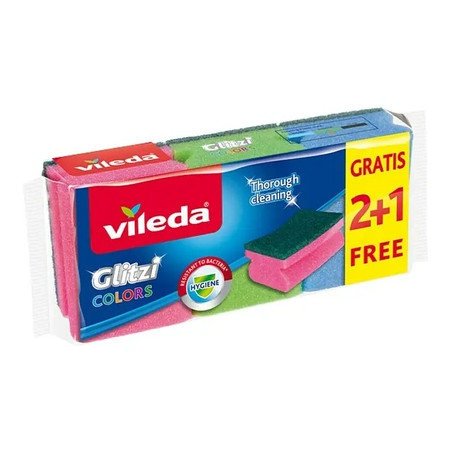 Vileda Glitzi Pot Cleaner Colors 21