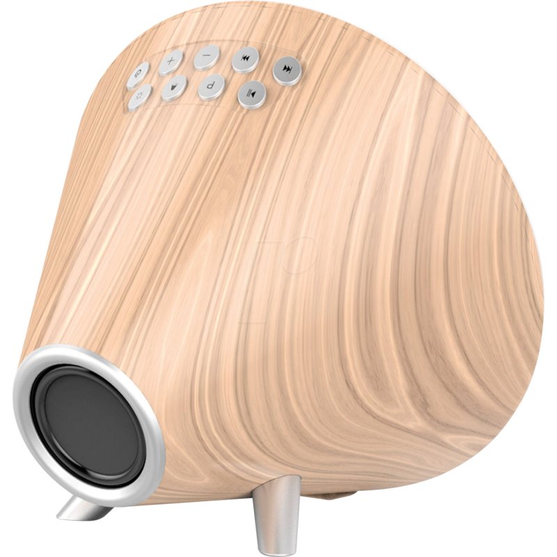 Nasa WSP1700 wood Weather Station/Speaker BT Ship