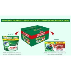 Ariel Extra Power Original Laundry Capsules Mixed Box 6 Units
