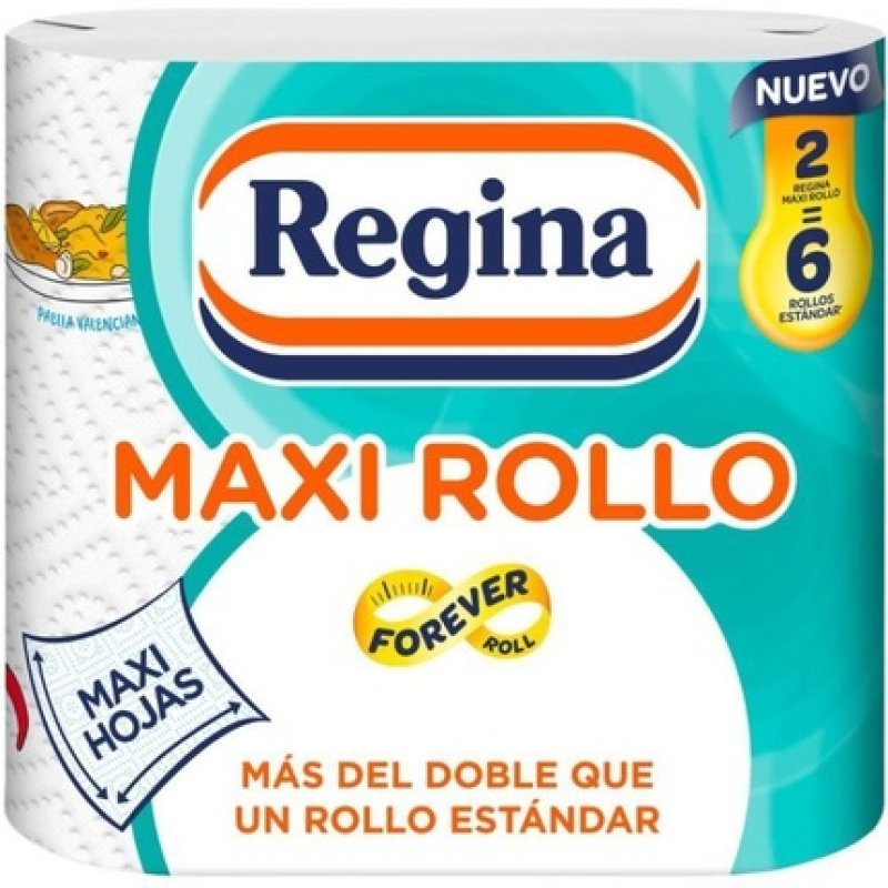 Regina Kitchen Paper 2 Rolls Maxi 2 Layers 100 Servings