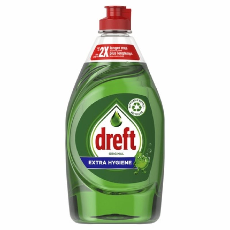 Dreft Extra Hygiene Liquid Dishwashing Detergent 430 Ml