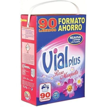 Vialplus Detergent Suitcase 63 Kg 126 Doses Rose Mosqueta