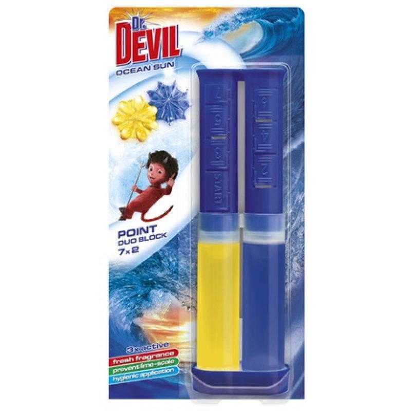 Dr Devil Toilet Block Ocean 65 Ml Effective Toilet Cleaning Solution